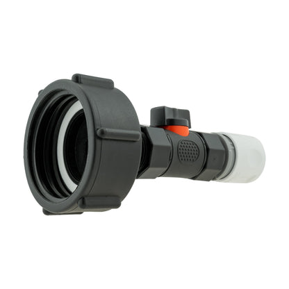 IBC 2” S60X6 Cap with In-Line BSPF Valve and ¾” BSPM Female Hose Connector WL - Best4Trade-Retail