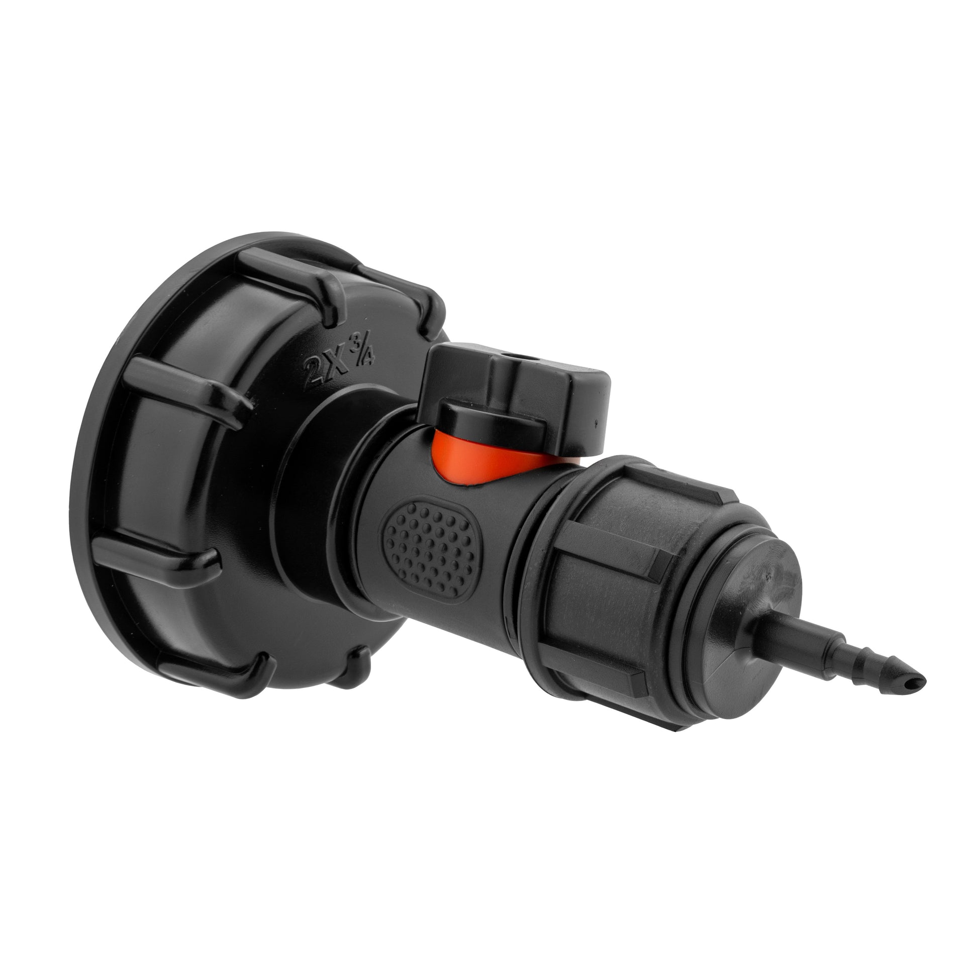IBC 2” S60X6 Cap with In-Line BSPM Valve and 4mm Barb Micro Connector - Best4Trade-Retail