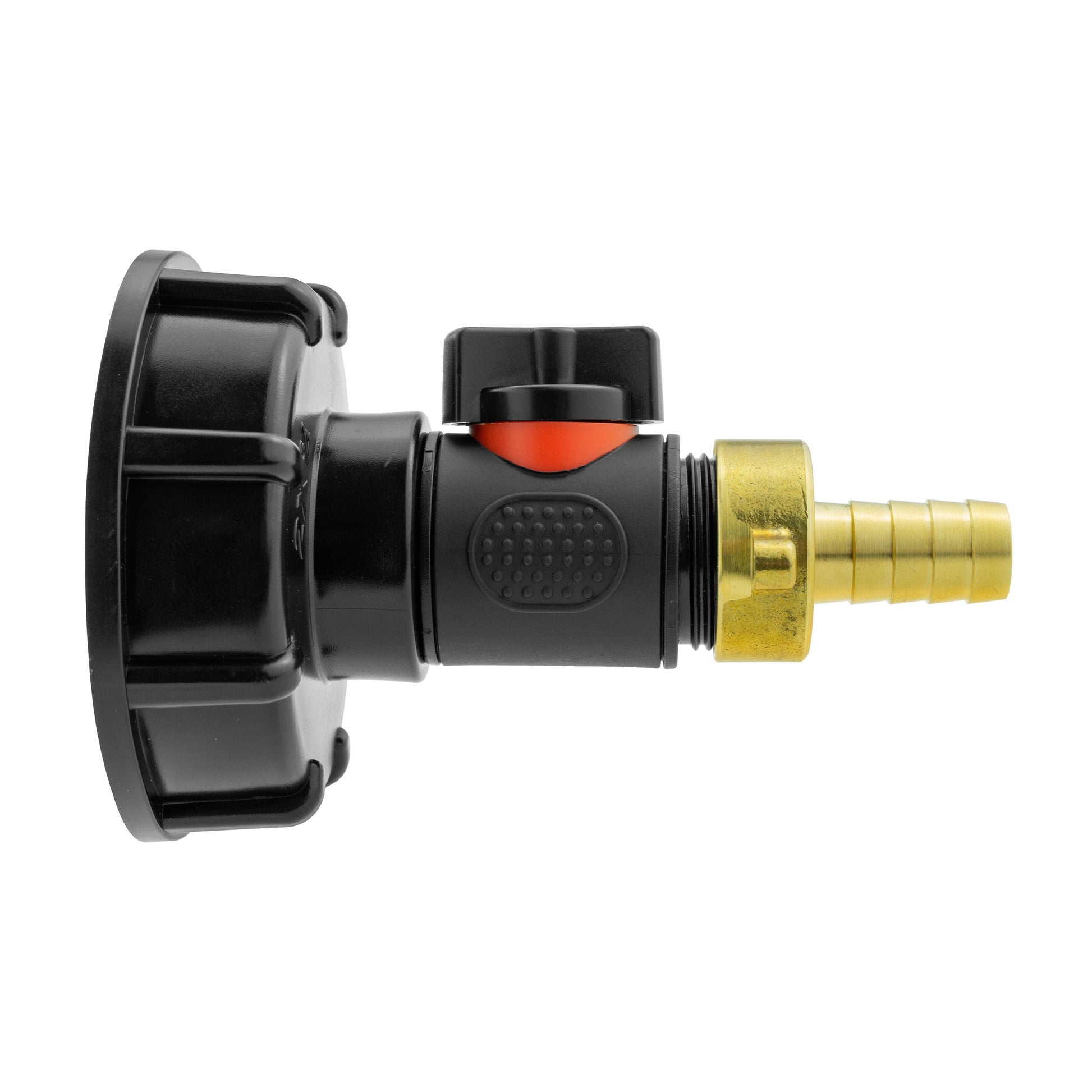 IBC 2” S60X6 Cap with In-Line BSPM Valve and 13mm Brass Barb - Best4Trade-Retail