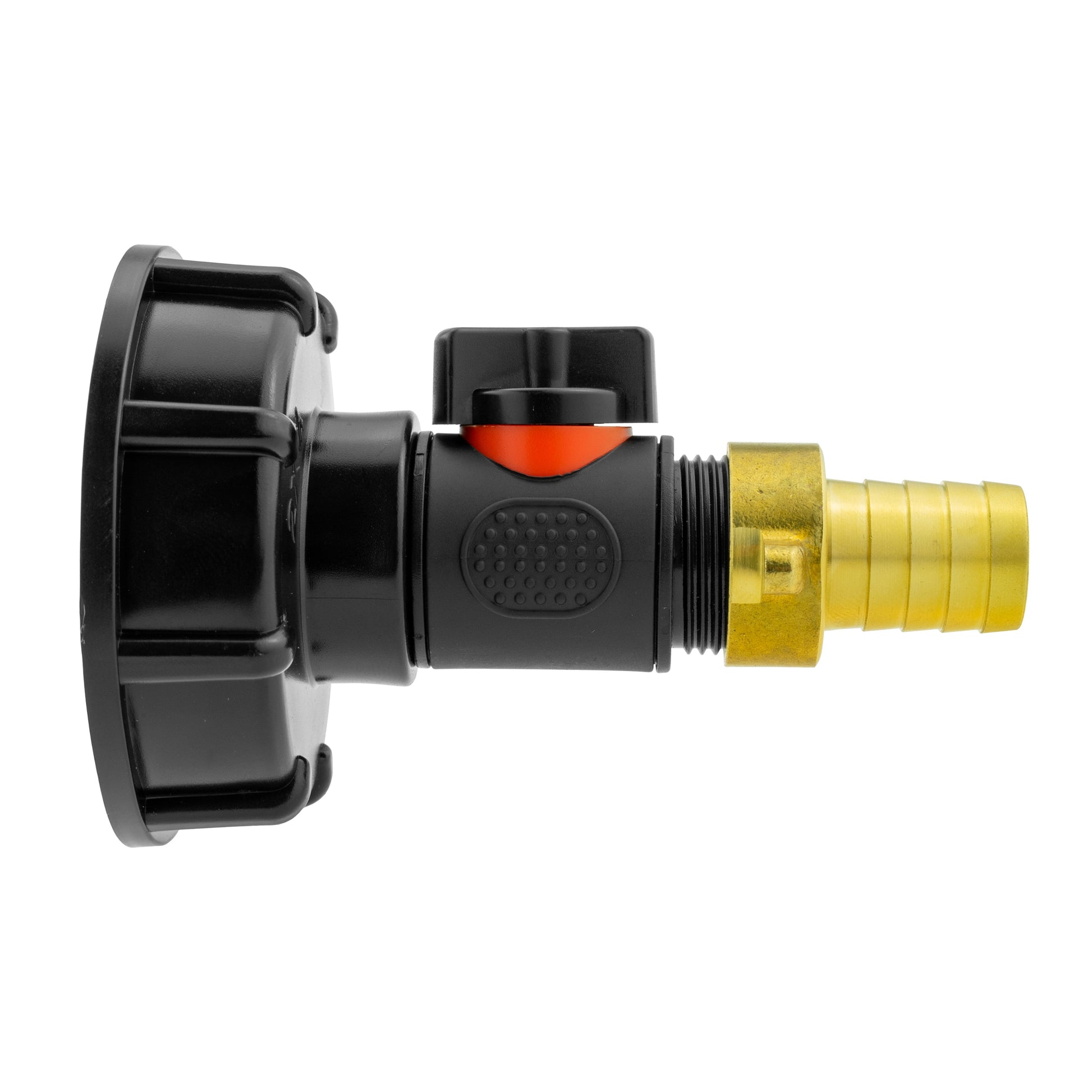 IBC 2” S60X6 Cap with In-Line BSPM Valve and 19mm Brass Barb - Best4Trade-Retail