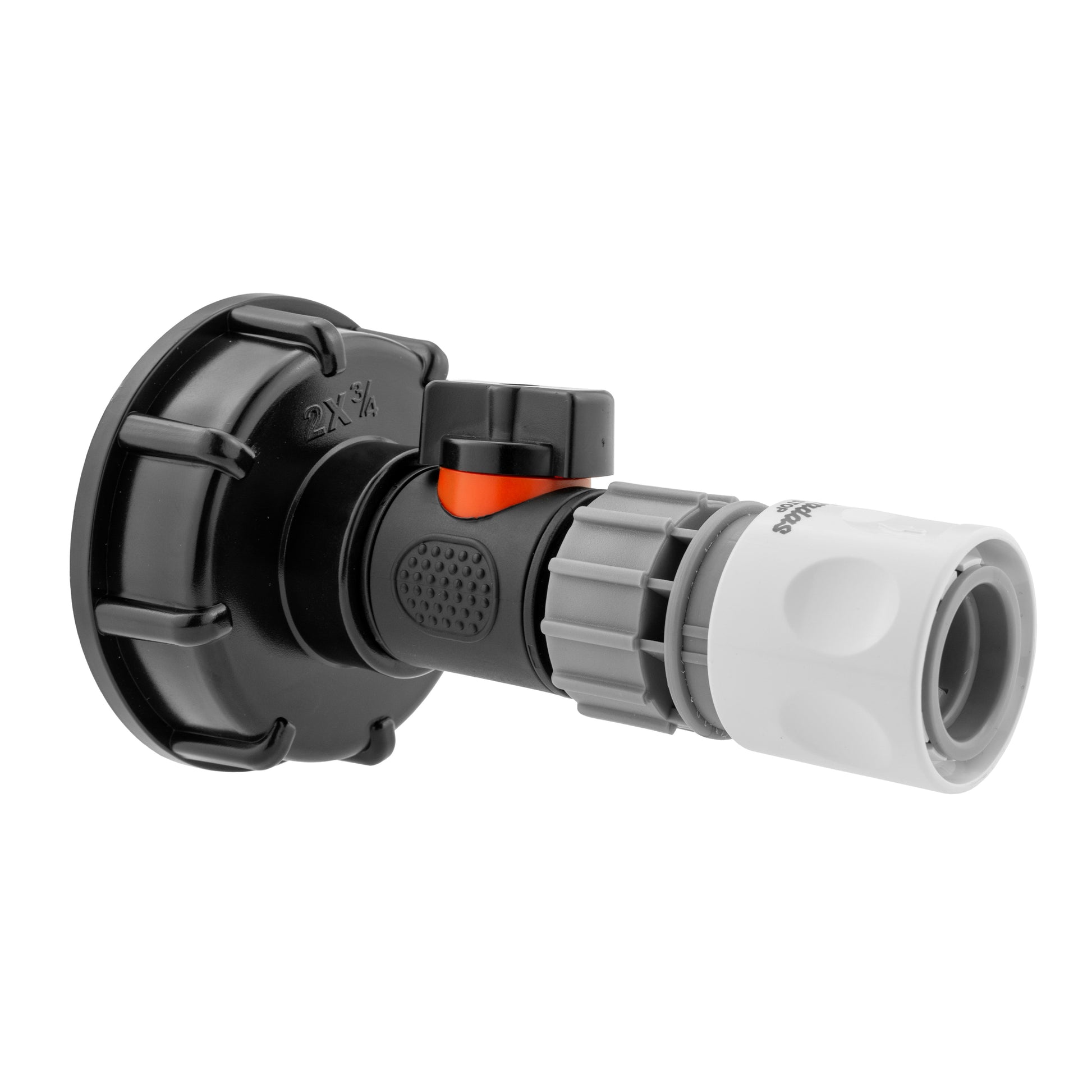 IBC 2” S60X6 Cap with In-Line BSPM Valve and ¾” BSPF Female Hose Connector WL - Best4Trade-Retail