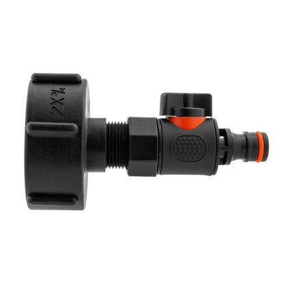 IBC 2” S60X6 Cap with BSPF Thread-Quick Connect Male Valve - Best4Trade-Retail