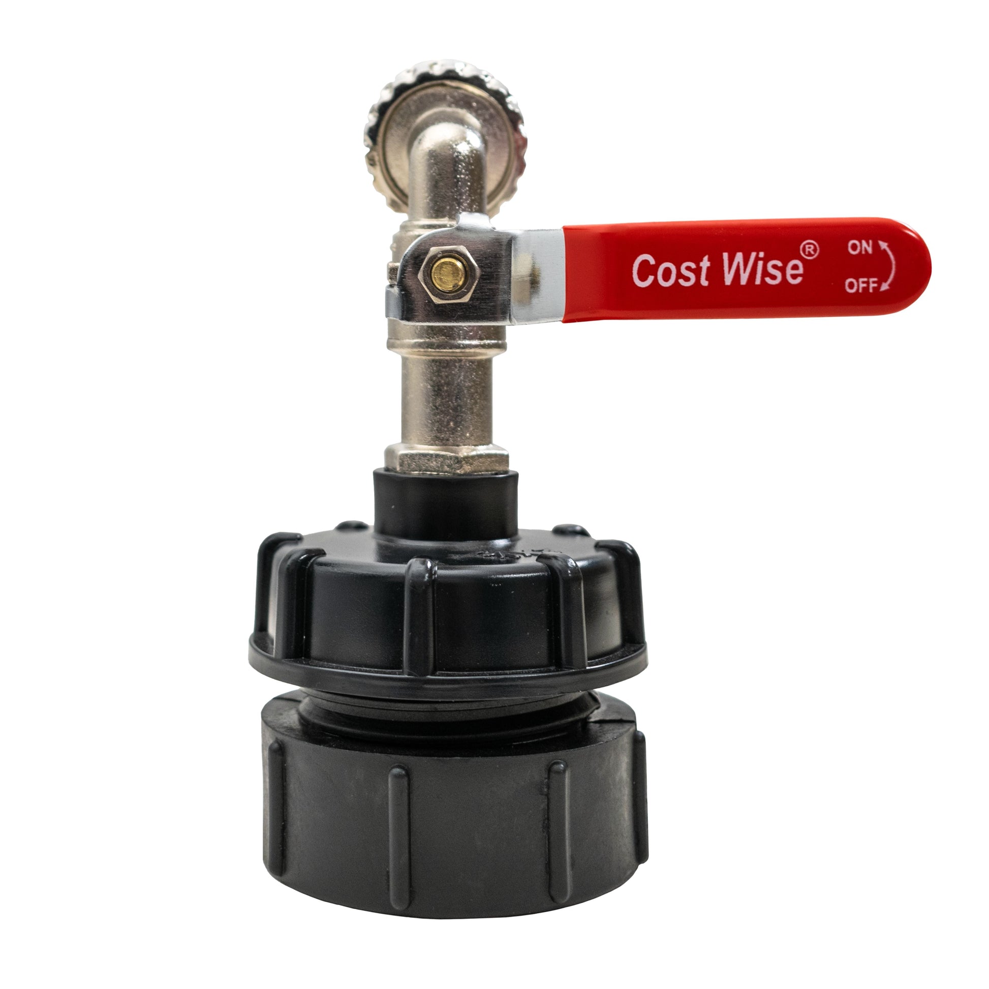 IBC 2” BSPF – S60X6 Cap with S60X6 – ½” BSPF Cap and Quick Connect Lever Tap ½” BSP - Best4Trade-Retail