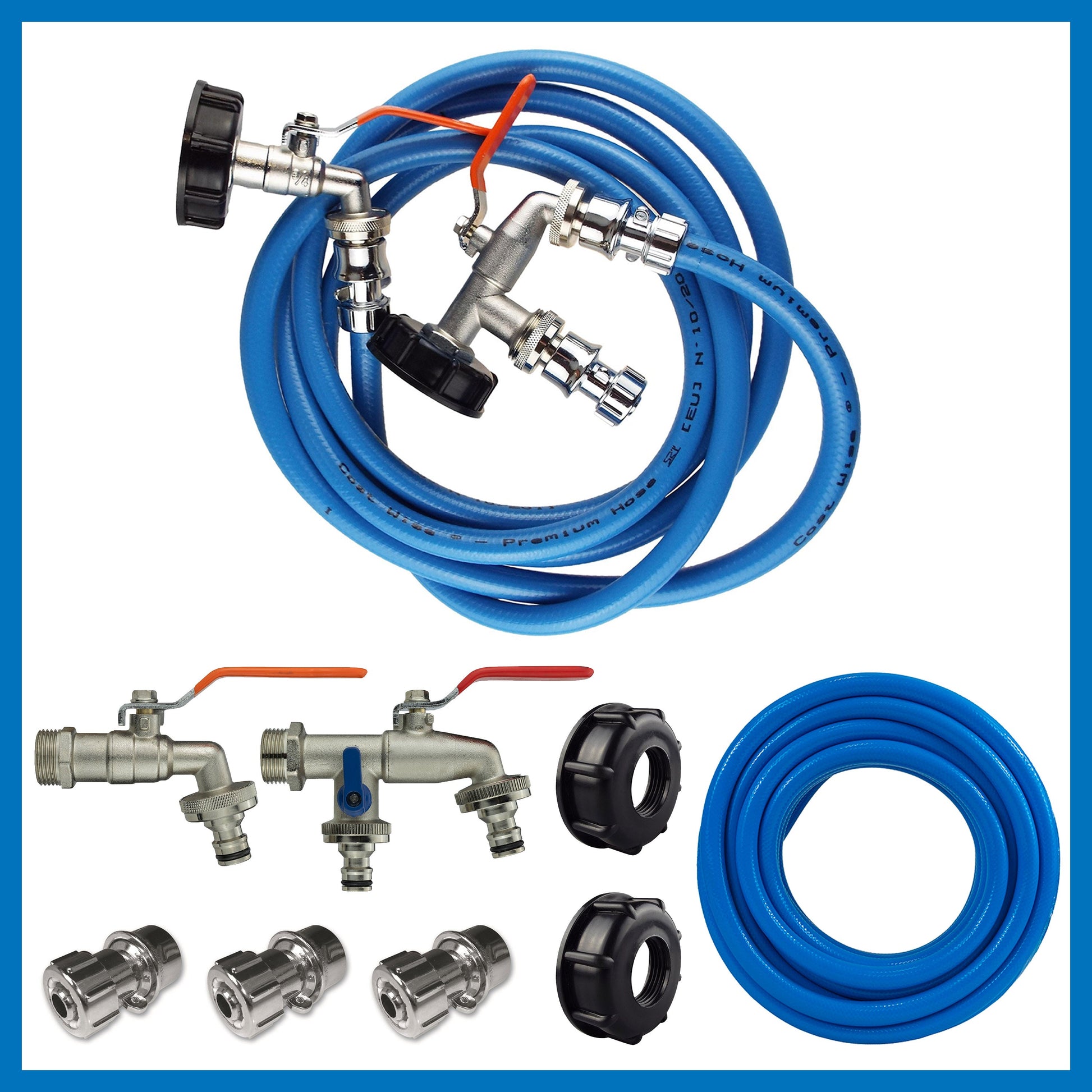 IBC Tank Connection Kit – Chrome - Best4Trade-Retail Tech Hose & Fittings