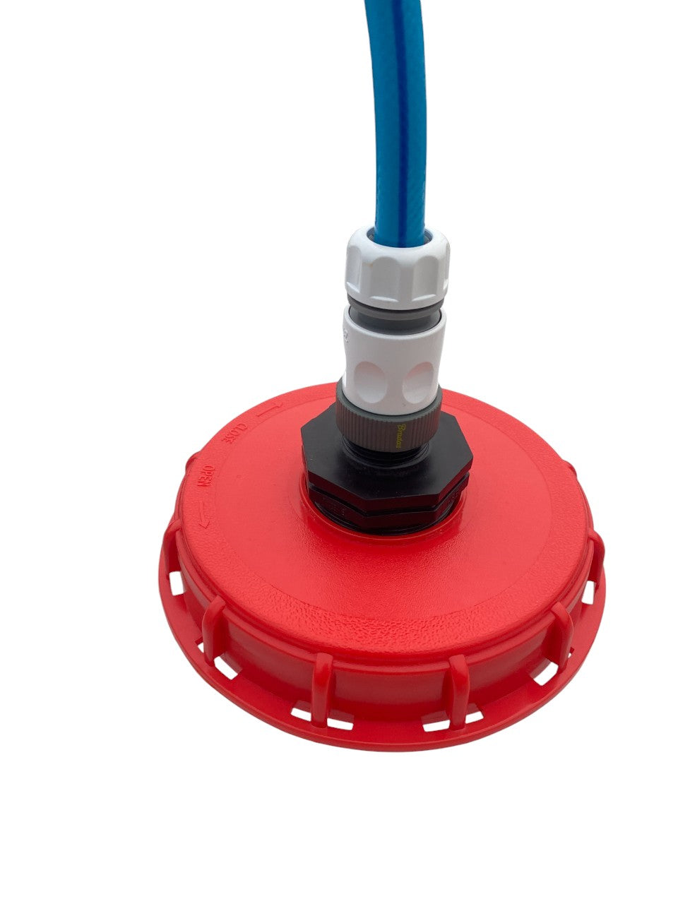 IBC 6-inch Cap Kit with ½” Hose Pipe Connector (White) - Best4Trade-Retail Garden watering