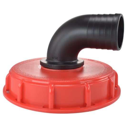 IBC 6-inch Cap Kit with 50mm Barbed Elbow Connector - Best4Trade-Retail Garden watering