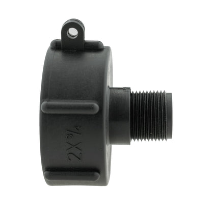 IBC 2” S60X6 Cap with ¾” BSP – Click Lock Valve WL - Best4Trade-Retail