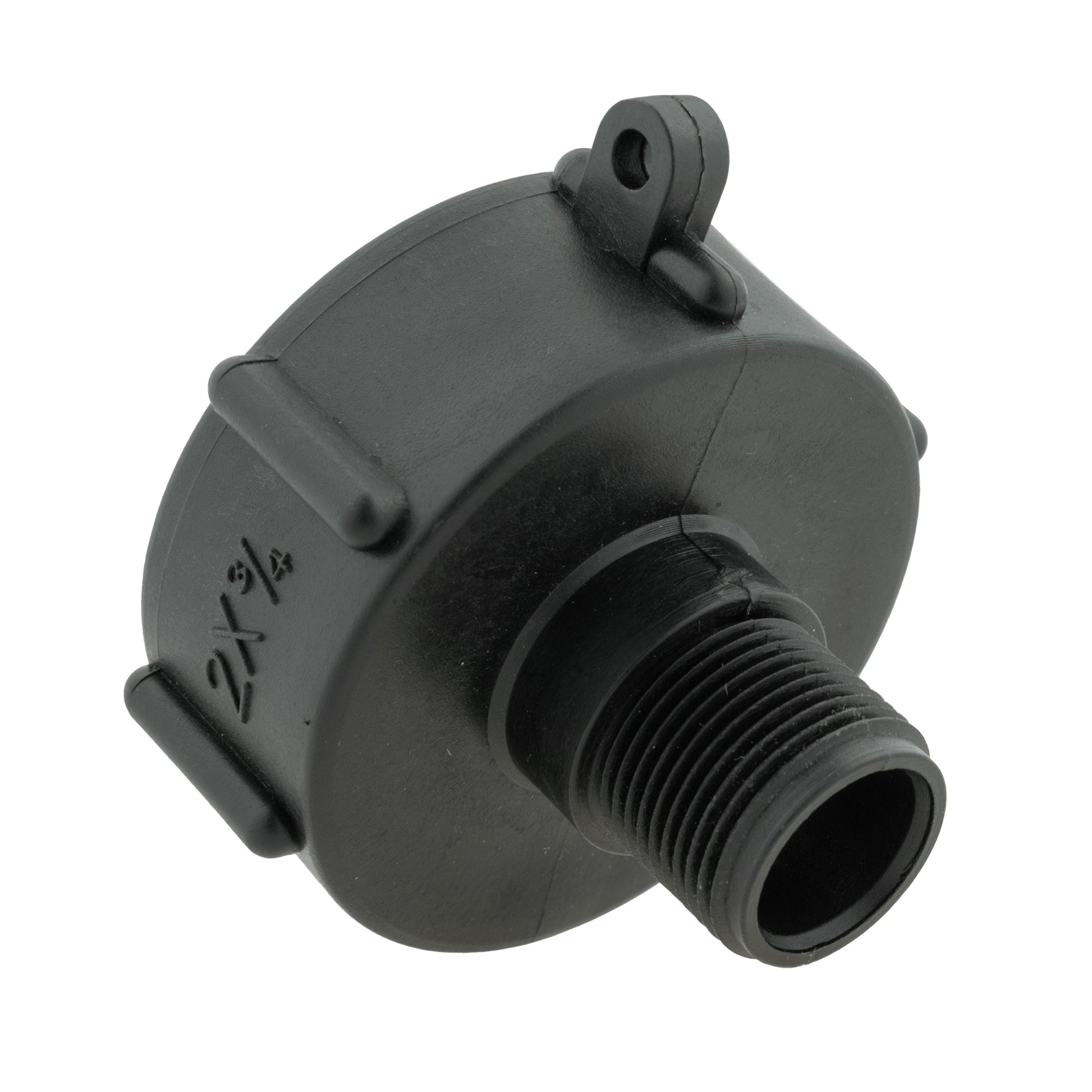 IBC 2” S60X6 Cap with BSPF Thread-Quick Connect Male Valve and Hose Connector 3/4" BSPF - Best4Trade-Retail