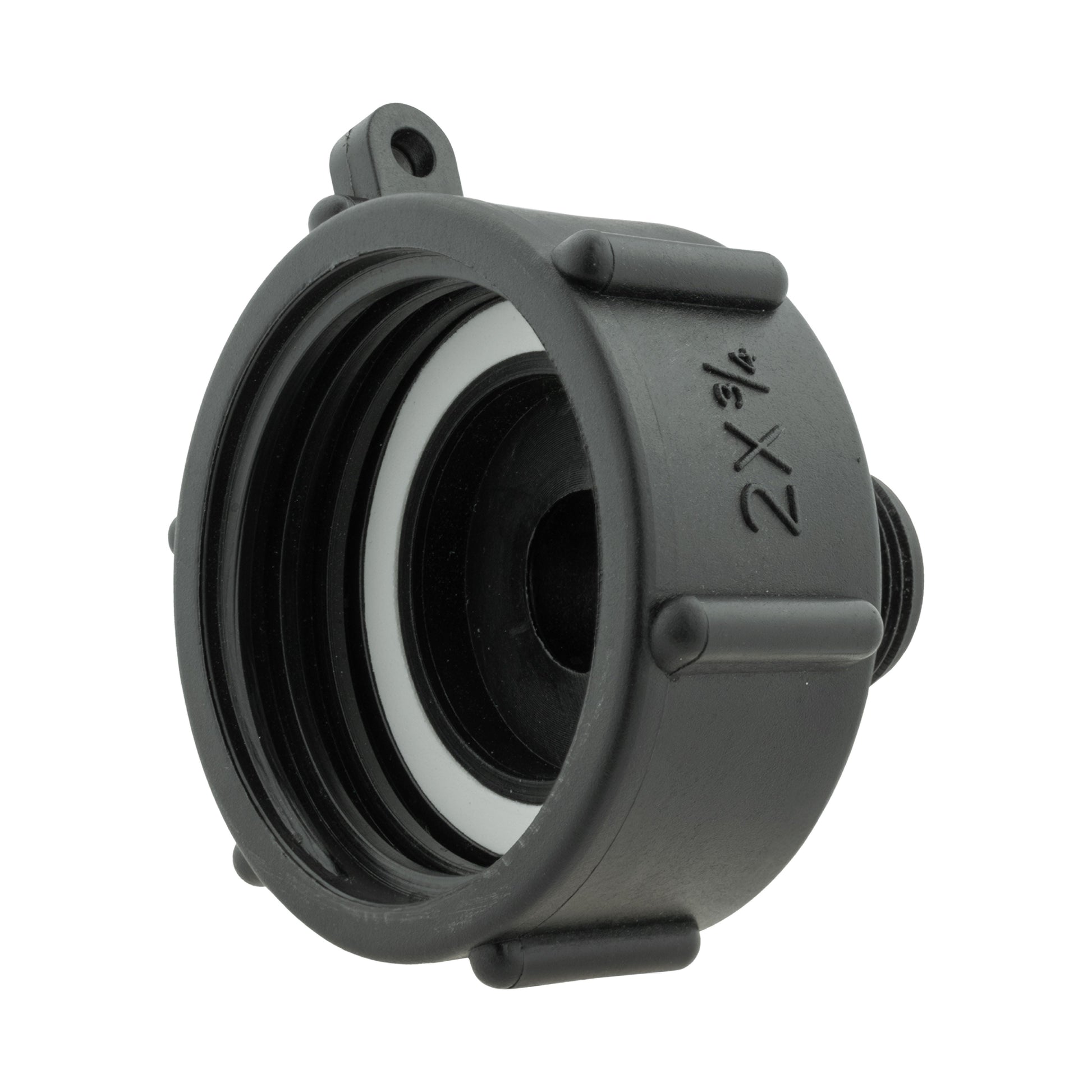 IBC 2” S60X6 Cap with In-Line BSPF Valve and Geka Type Fitting - Best4Trade-Retail