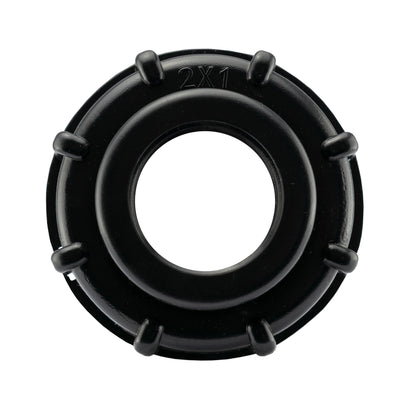 IBC 2” S60X6 Cap with Geka Type Fittings 19mm Swivel Barb