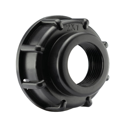 IBC 2” S60X6 Cap with Geka Type Fittings 25mm Barb