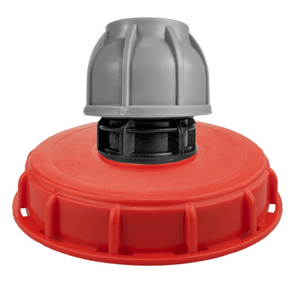 IBC 6-inch Cap Kit with 50mm MDPE Straight - Best4Trade-Retail Garden watering