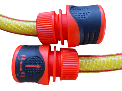 Premium Garden Hose Yellow with Orange Lock Connectors - Best4Trade-Retail Garden watering