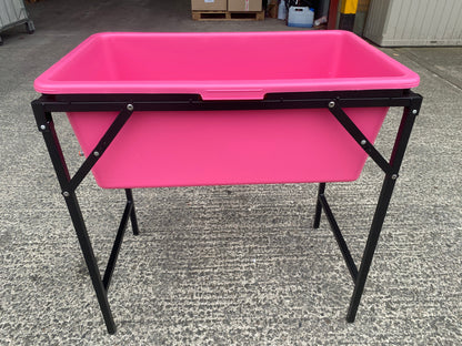 Pink Dog Bath with Drain Valve (WL) and Stand - Best4Trade-Retail PETS
