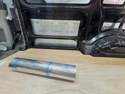 20x Campervan Sound Deadening Sheets - Silver Butyl Soundproofing Mats for Car, Van & Doors (PeaceMAT XR)