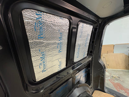 Campervan Sound Deadening Mats - 20x Black Butyl Soundproofing Sheets for Car & Van (PeaceMAT XR)
