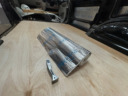 20x Campervan Sound Deadening Sheets - Silver Butyl Soundproofing Mats for Car, Van & Doors (PeaceMAT XR)