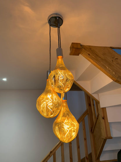 Triple Evo Cluster Pendant Light | Kitchen Island, Stairwell & Dining Lighting UK