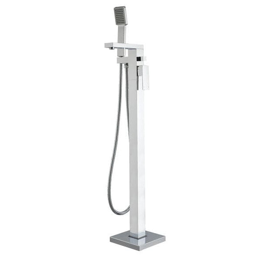 Ixos Freestanding Chrome Bath Shower Mixer - Aqua Bathrooms
