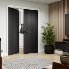 Load image into Gallery viewer, Aria Black Pre-Finished Internal Door - All Sizes - JB Kind
