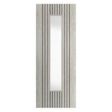 Load image into Gallery viewer, Aria Grey Pre-Finished Glazed Internal Door - All Sizes - JB Kind
