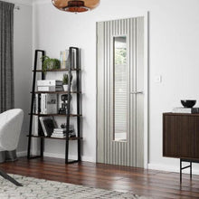 Load image into Gallery viewer, Aria Grey Pre-Finished Glazed Internal Door - All Sizes - JB Kind
