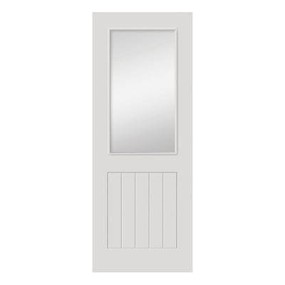 JB Kind Thames White Glazed 1 Panel Internal Door - All Sizes - JB Kind