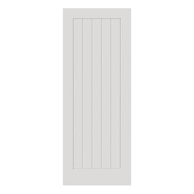 JB Kind Thames White Primed 5 Panel Internal Door - All Sizes - JB Kind