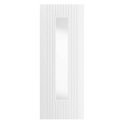 Aria White Primed Glazed Internal Door - All Sizes - JB Kind