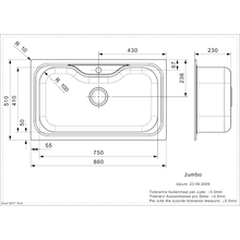 Load image into Gallery viewer, Elegance Jumbo Stainless Steel Inset Kitchen Sink - Reginox
