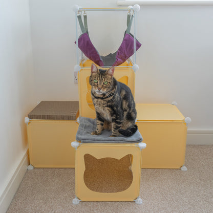 Kitty Cubby Cat Cube Play Tower MIDI - Best4Trade-Retail PETS