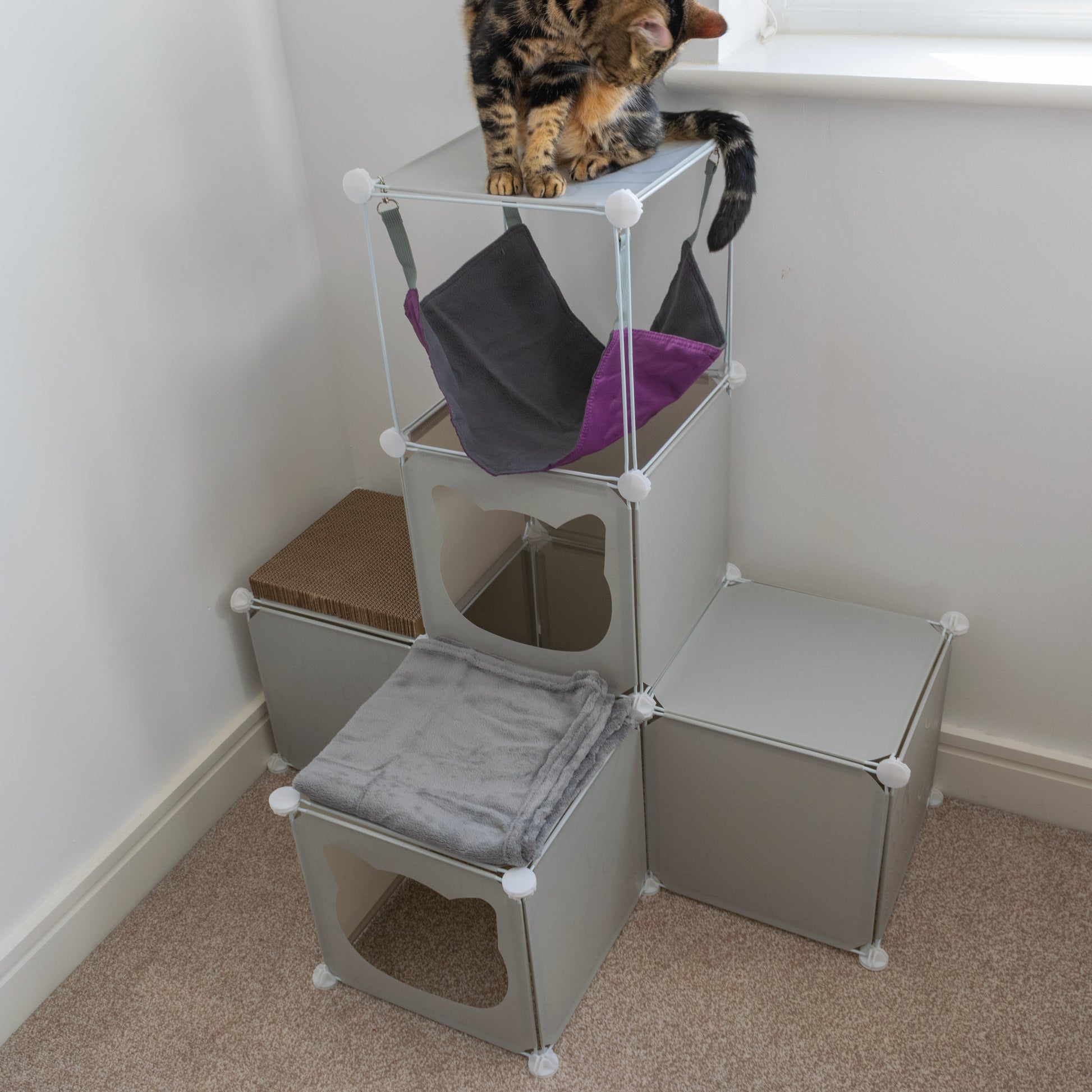 Kitty Cubby Cat Cube Play Tower MIDI - Best4Trade-Retail PETS