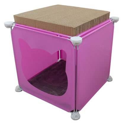 Kitty Cubby Cat Cube Play House MINI - Best4Trade-Retail PETS