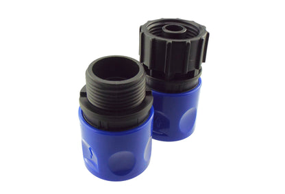 Male & Female Threaded Hose Quick Connector Set (Blue) - Best4Trade-Retail Garden watering