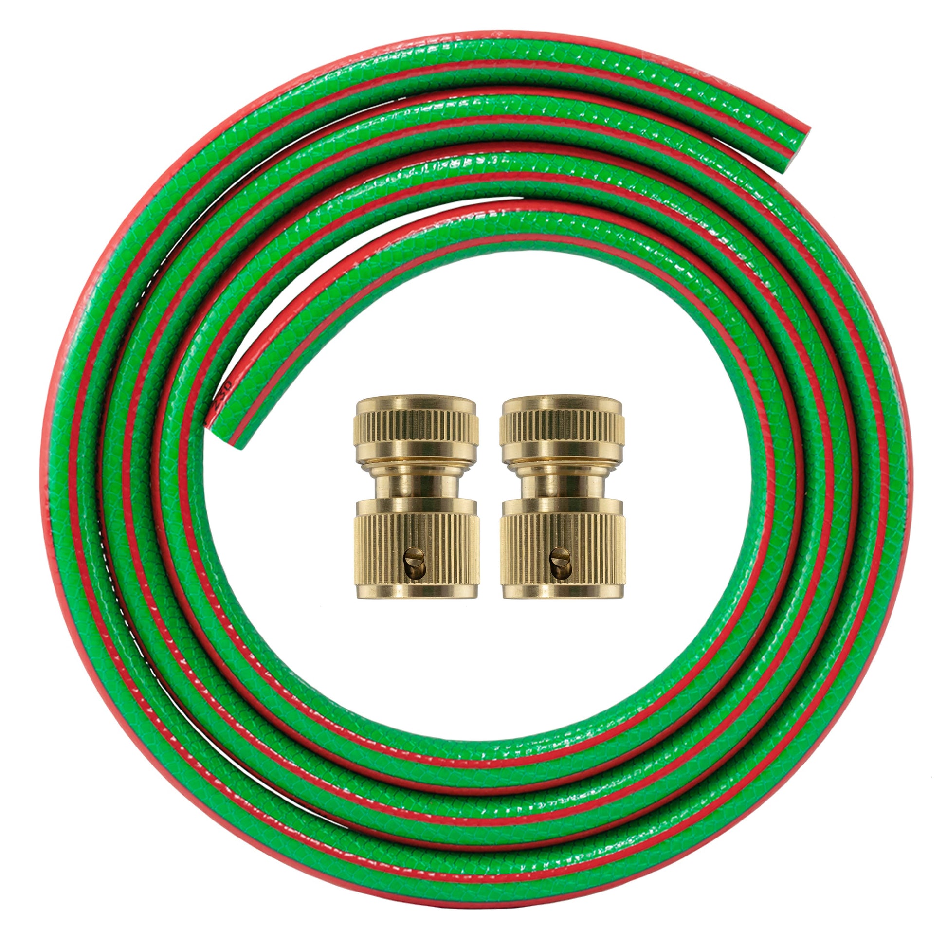 Premium Garden Hose Green with Brass Hose Connectors - Best4Trade-Retail Garden watering