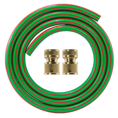 Premium Garden Hose Green with Brass Hose Connectors - Best4Trade-Retail Garden watering
