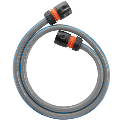 Garden Hose Set Gray (Black Connectors) - Best4Trade-Retail Garden watering