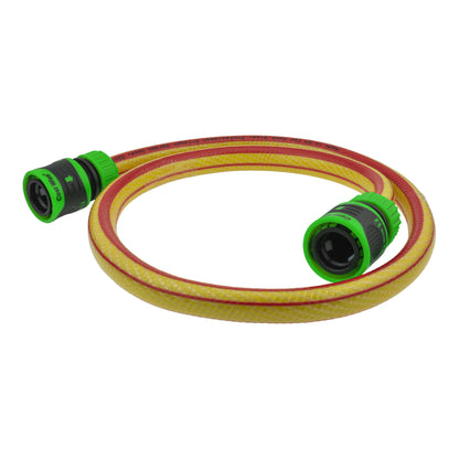 Premium Garden Hose Yellow with Green Lock Connectors - Best4Trade-Retail Garden watering