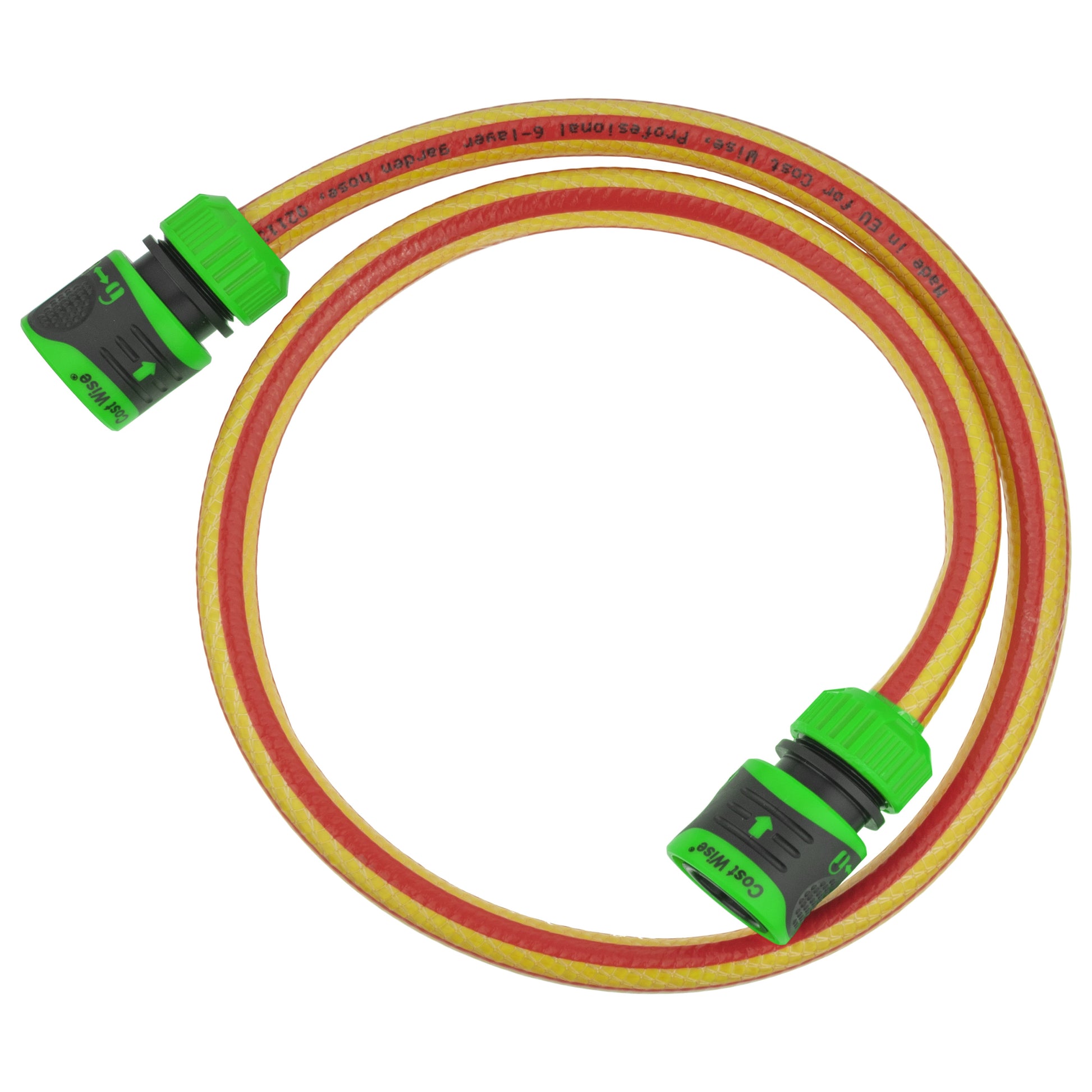 Premium Garden Hose Yellow with Green Lock Connectors - Best4Trade-Retail Garden watering