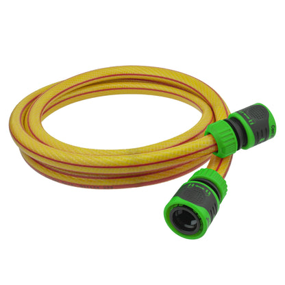 Premium Garden Hose Yellow with Green Lock Connectors - Best4Trade-Retail Garden watering