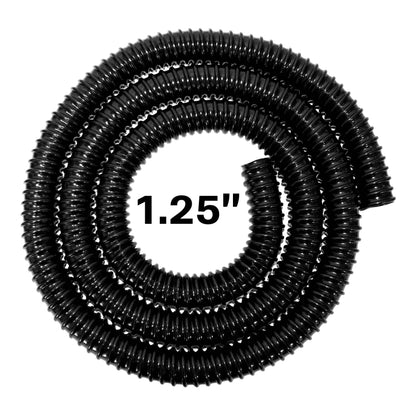 Corrugated Pipe 1.25" (32mm) with 2 x Double Wire Clips Set - Best4Trade-Retail Tech Hose & Fittings