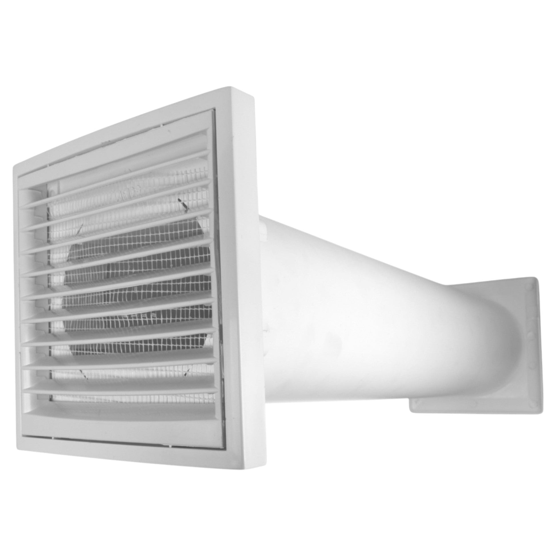 Through Wall Ventilation Kit Louvre Vent VC-KR0153 with White External Vent - Best4Trade-Retail OTHER