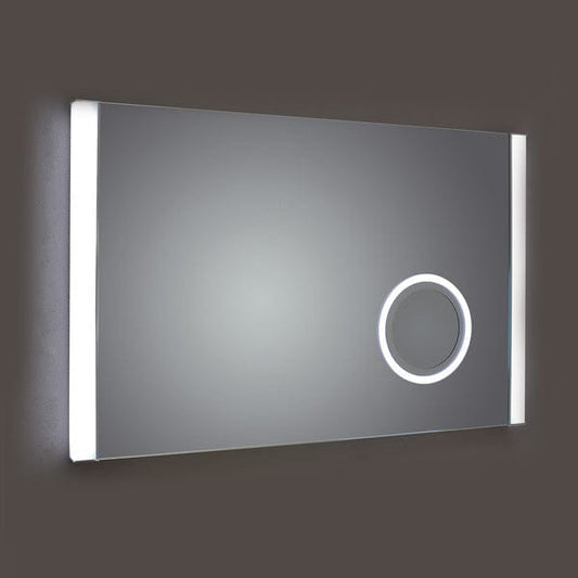 Kilmore Rectangular Mirror with Square LED Side Lights & On/Off Touch Sensor - Aqua Bathrooms