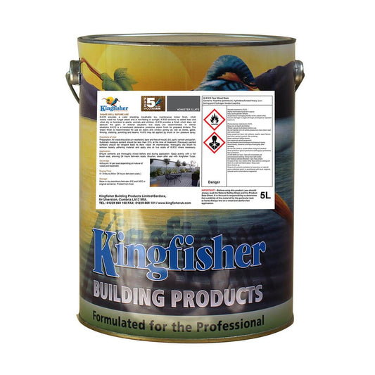 Kingfisher K-X10 5 Year Wood Stain for Exterior Timber - DIY Refurb Timber Preservation