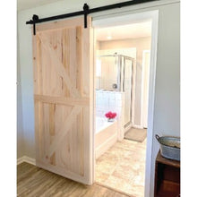 Load image into Gallery viewer, Knotty Pine Unfinished Internal Barn Door 42&quot; 2134 x 1067mm
