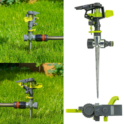 Pulsating Sprinkler on Spike Lime - Best4Trade-Retail Garden watering