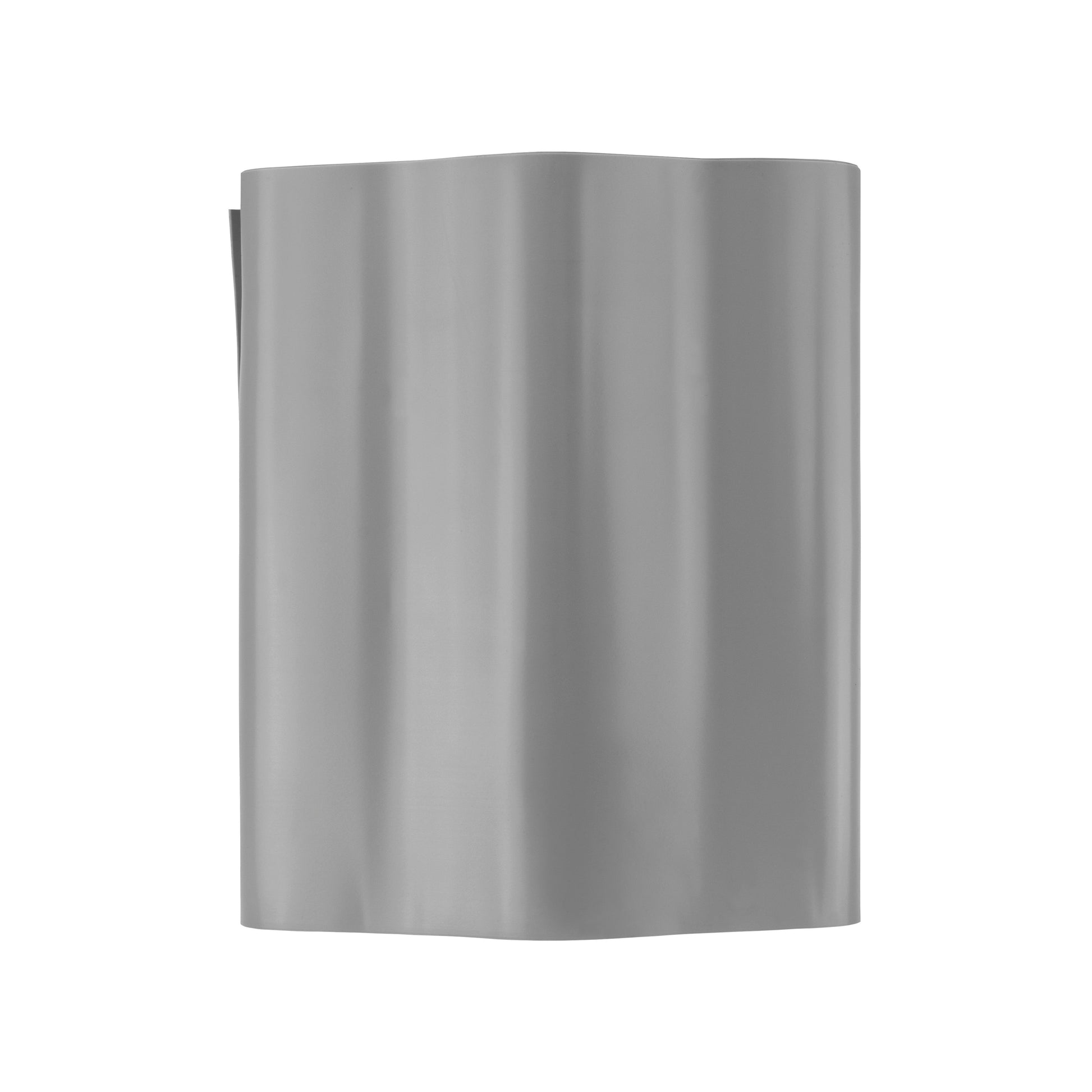 Wavy Plastic Garden Lawn Edging, H=15CM, L=9M, Light Gray - Best4Trade-Retail Garden tools & Accesories