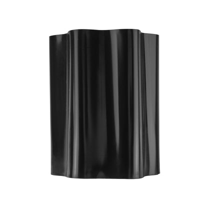 Wavy Plastic Garden Lawn Edging, H=15CM, L=9M, Black - Best4Trade-Retail Garden tools & Accesories