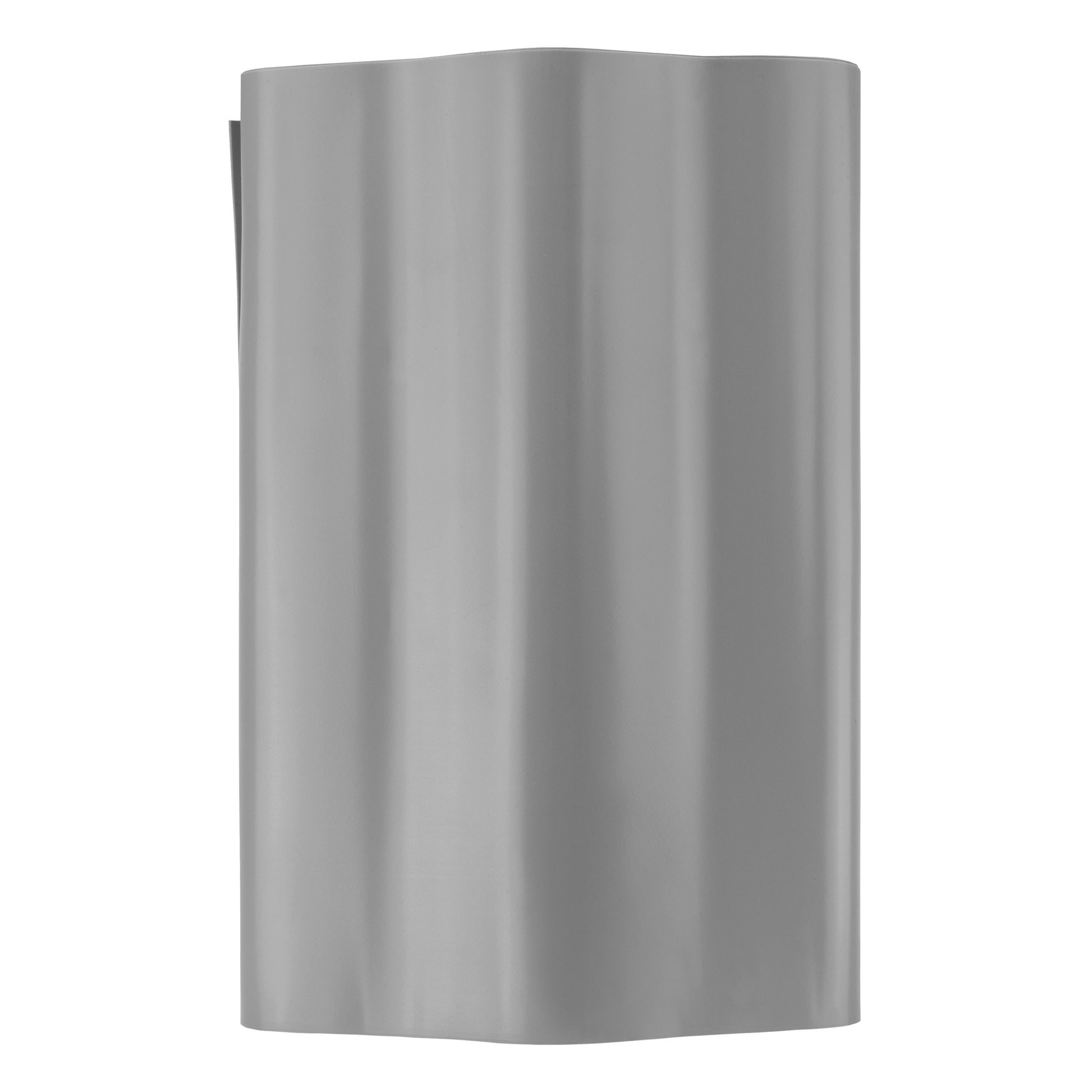 Wavy Plastic Garden Lawn Edging, H=25CM, L=9M, Light Gray - Best4Trade-Retail Garden tools & Accesories