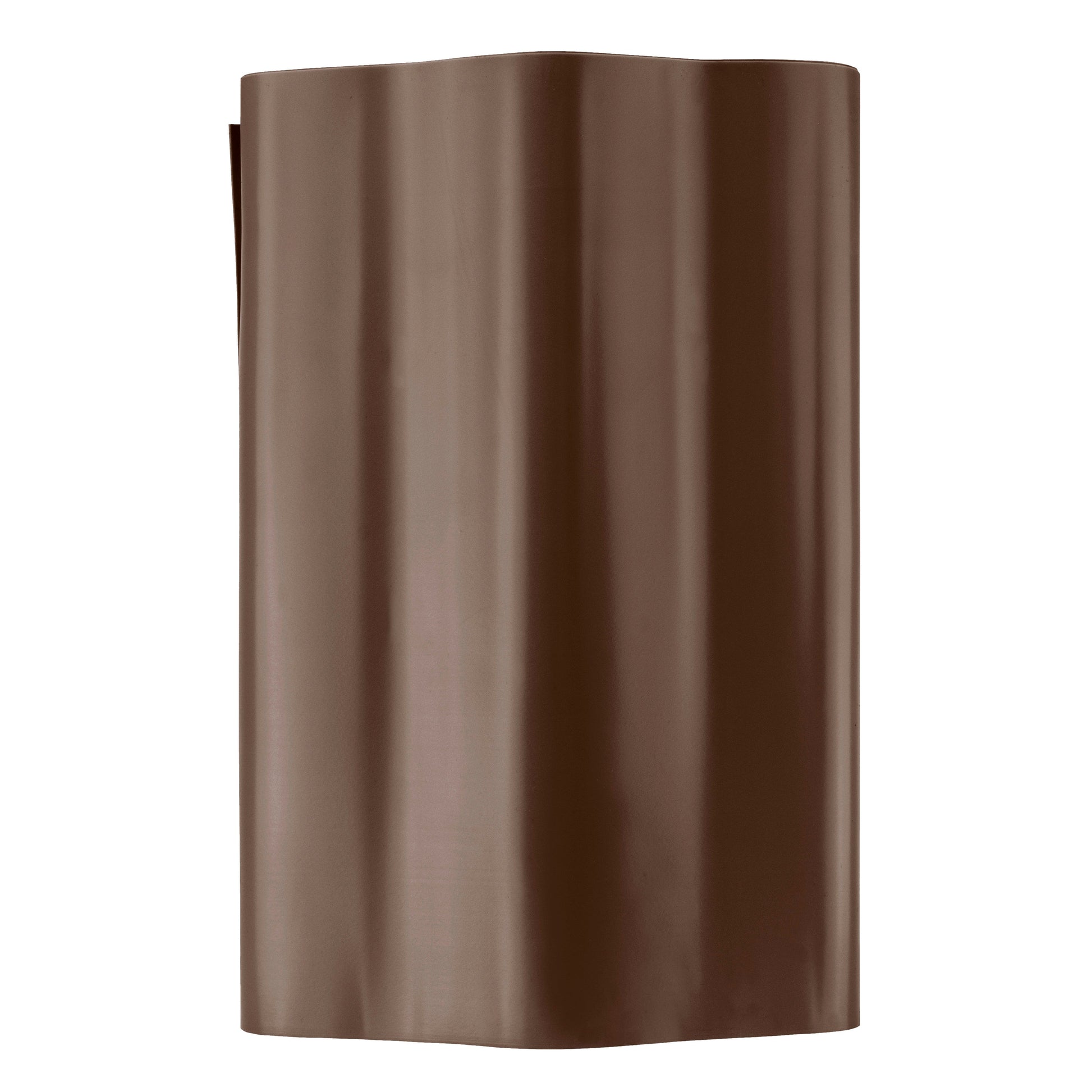 Wavy Plastic Garden Lawn Edging, H=25CM, L=9M, Brown - Best4Trade-Retail Garden tools & Accesories